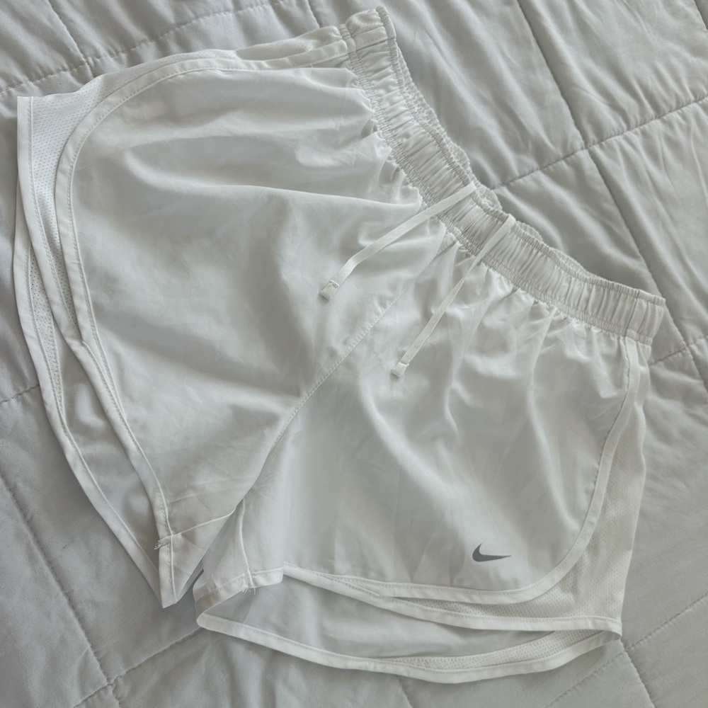 Nike White Women's Athletic Running Shorts